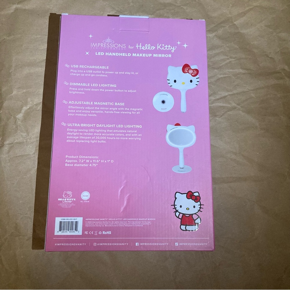 Hello Kitty LED Handheld Mirror - Picture 5 of 6